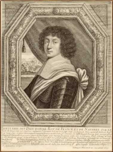 Louis XIV, 1638-1714 King of France and Navarre | Antique Portrait
